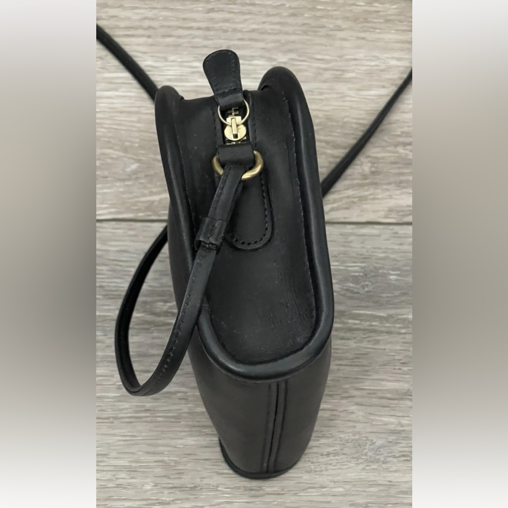 EUC Vtg Coach Black Leather Abbie Small Crossbody Bag J8U-9017 No Hang Tag - Picture 10 of 15